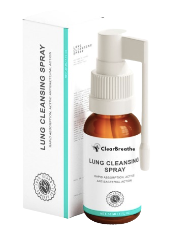 ClearBreathe™ Spray de récupération pulmonaire