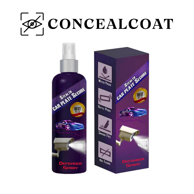 ConcealCoat™ CamouflageSpray | Cache les plaques d'immatriculation en seulement 1 seconde !